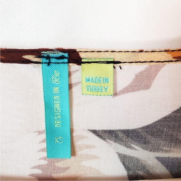 Farm Rio Layla Floral Ruffle High Low Maxi Wrap Dress, size XS - Picture 9 of 11